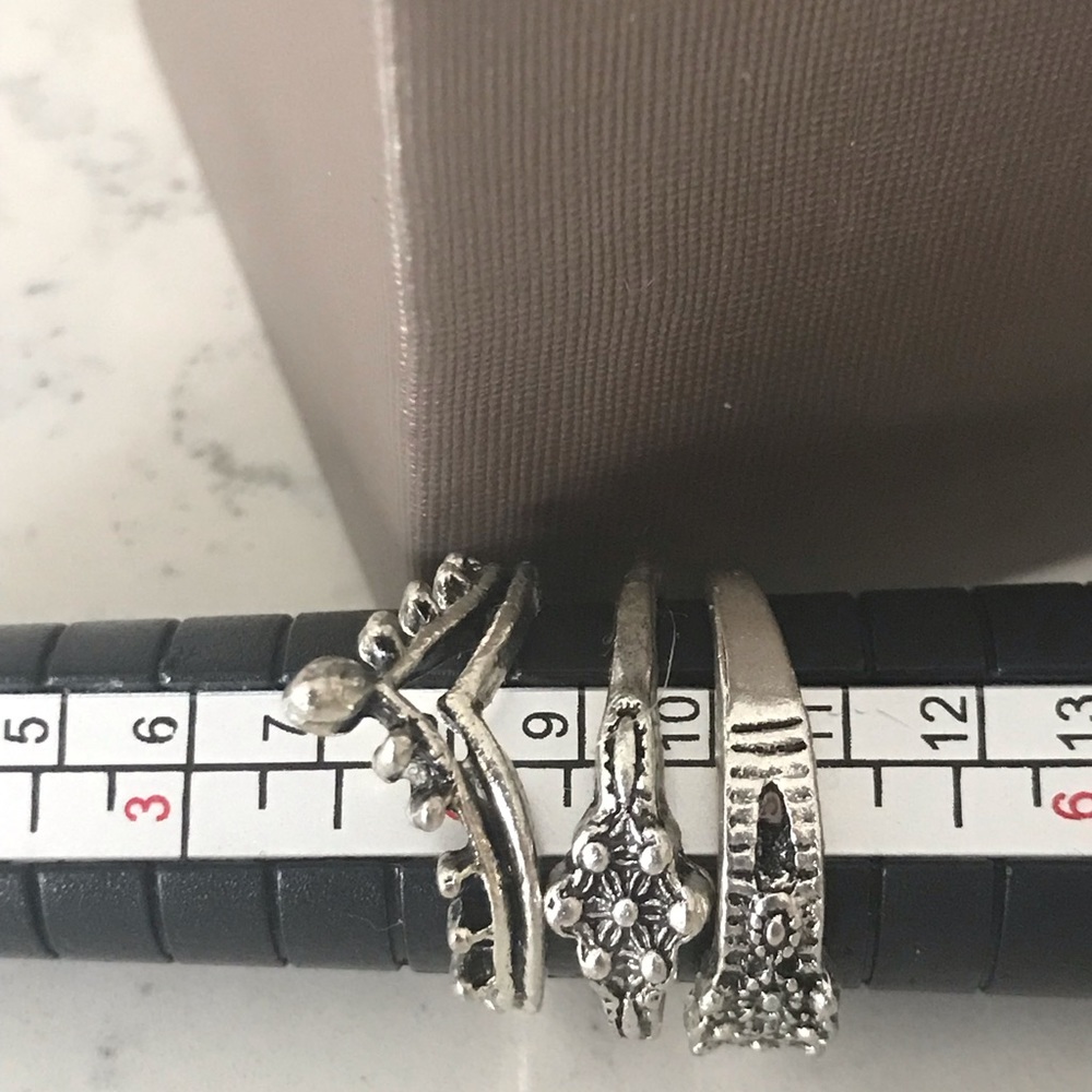 🎉5for$25.00 Rings stackable silver rings - Picture 2 of 5